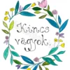 Kincs vagyok. (rózsaszín, sárga virágos)