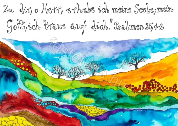 400 "Zu dir, o Herr..." Psalmen 25,1-2