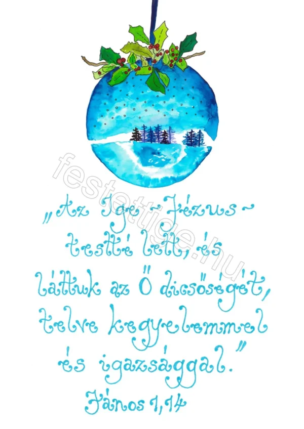 435 "Az Ige - Jézus- testté lett..."b János 1, 14