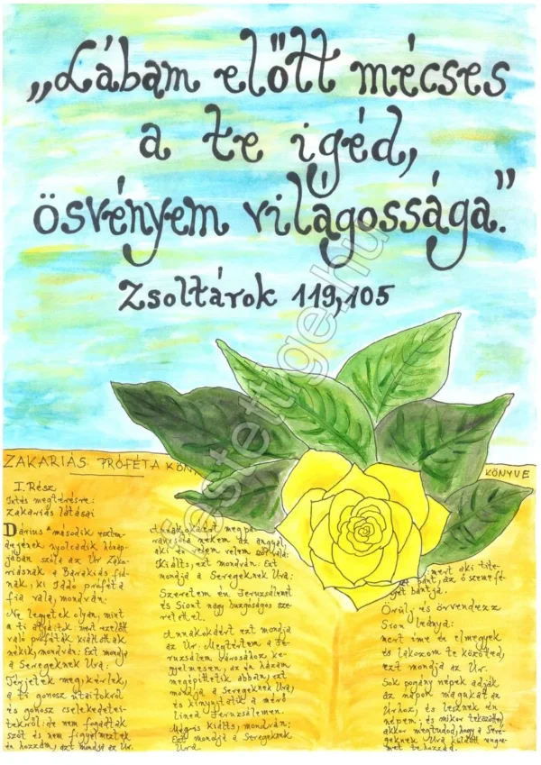 "Lábam előtt..." Zsoltárok 119,105