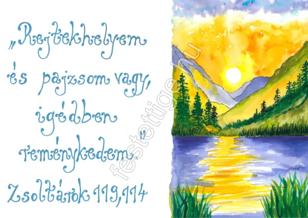 "Rejtekhelyem..." Zsoltárok 119,114