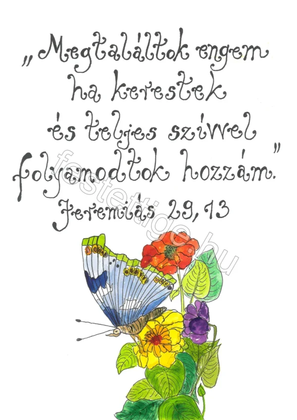 "Megtaláltok engem..." Jeremiás 29, 13