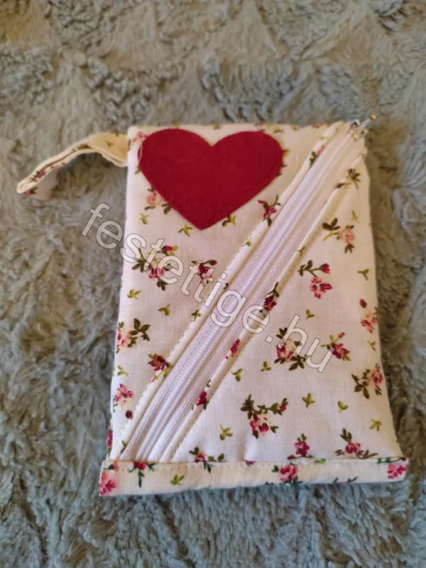Textil ajándék - Szív